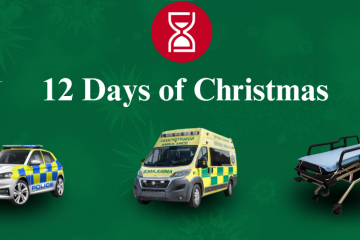 Hourglass 12 Days of Christmas Campaign Banner